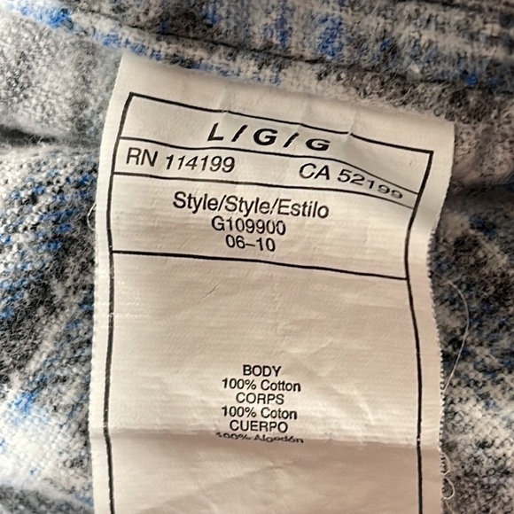 QUIKSILVER Flannel Button Down Shirt Size Large - Picture 8 of 8